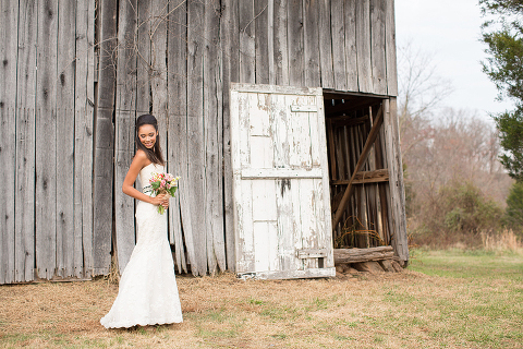 Romantic Southern Wedding Inspiration Style Shoot at 48 Fields Farm in Leesburg VA