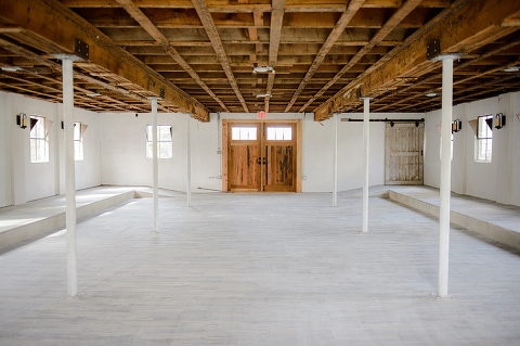 48 Fields Farm | The Dairy Barn Lower Level Renovation - Before and After