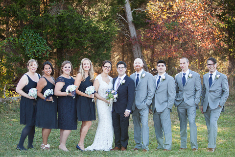 A Navy and Copper Coffee Themed Wedding at 48 Fields Farm in Leesburg VA