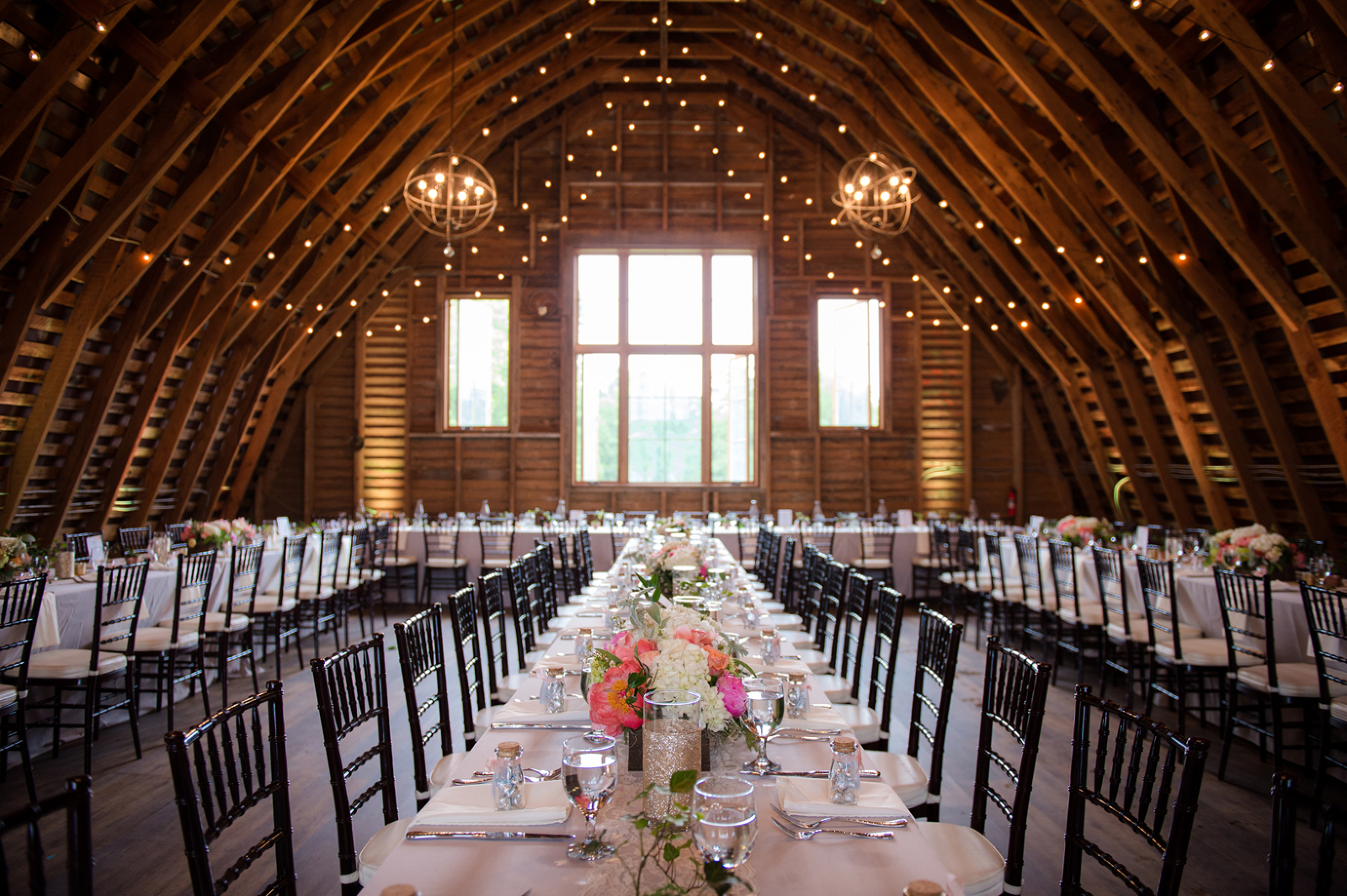 Upper Level Barn Wedding Reception