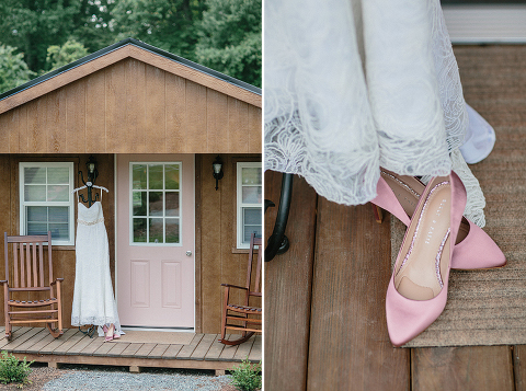 Pink, Gold, and Marble Spring Wedding at 48 Fields Farm in Leesburg, VA