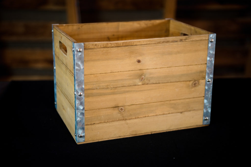 Crate Rustic Wood Northern Virginia Barn Wedding Venue 48 Fields Farm