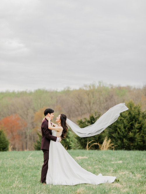 Michelle and Austin's Featured Spring Wedding at 48 Fields Farm in Leesburg VA | Loudoun County Weddings