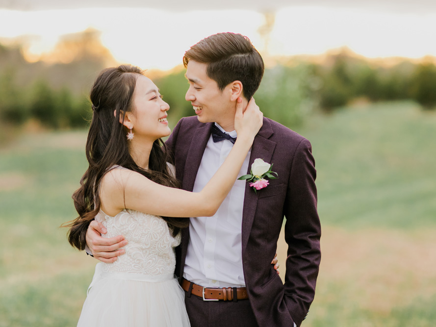 Michelle and Austin's Featured Spring Wedding at 48 Fields Farm in Leesburg VA | Loudoun County Weddings