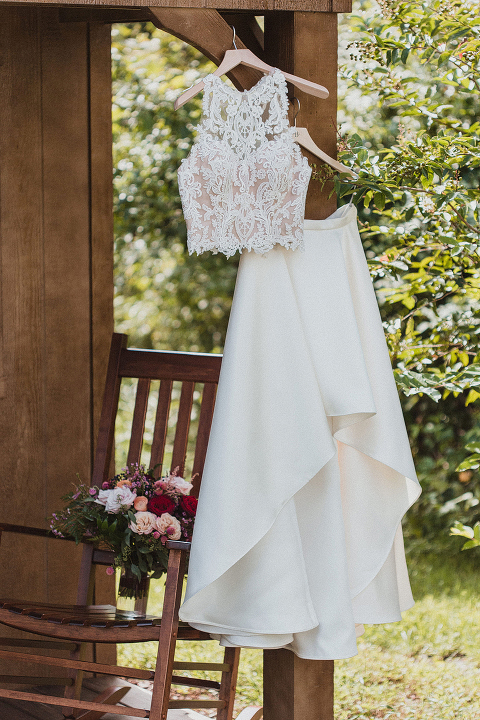 Navy and Crimson Fall Barn Wedding at 48 Fields Farm in Leesburg VA | Kaitlin and Justin