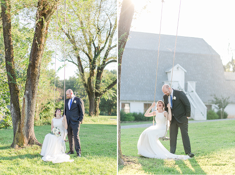 Red, White, and Blue English-American Barn Wedding at 48 Fields Farm in Leesburg, VA | Lindsay and Dan