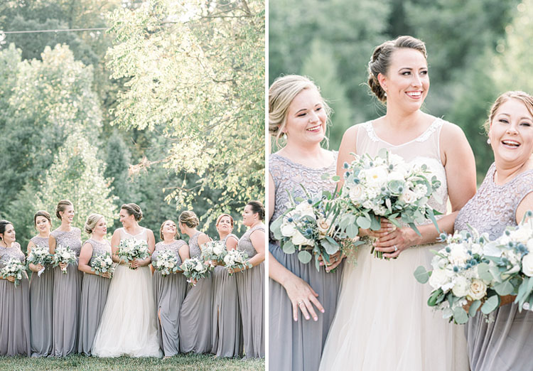 Blue, Gray, and Silver Barn Wedding with Oversized Balloons | 48 Fields