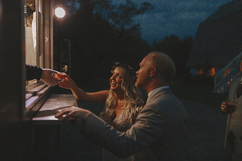 late-night food truck - 48 Fields Wedding Barn | Northern VA