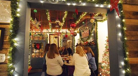 pop-up bar Leesburg VA wedding weekend itinerary - 48 Fields Wedding Barn | Leesburg VA