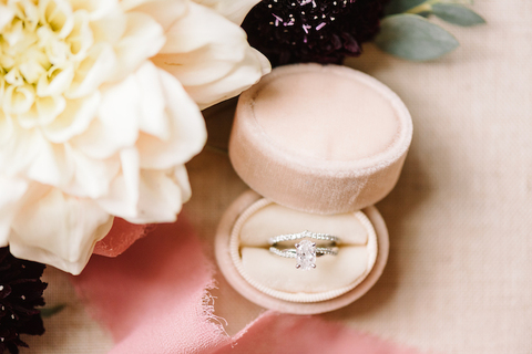 engagement ring - what to do the week before your wedding - 48 Fields Wedding Barn | Leesburg VA