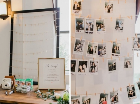 guest book cocktail hour ideas - 48 Fields Wedding Barn | Leesburg VA