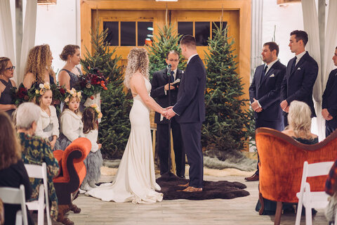 winter wedding - 48 Fields Wedding Barn | Leesburg VA