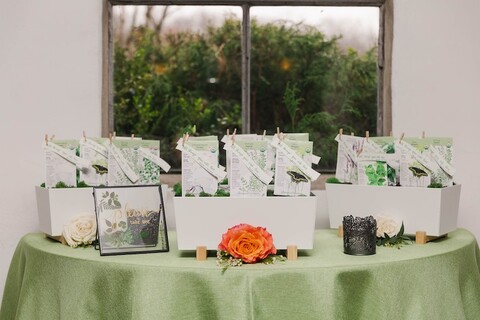 seed packets wedding favor ideas - 48 Fields Wedding Barn | Leesburg VA