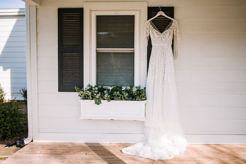 long sleeve wedding dress farmhouse wedding fall wedding - 48 Fields Wedding Barn | Leesburg VA