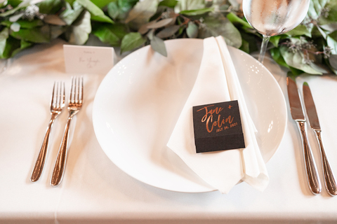 tablescape dish rentals how to choose a caterer - 48 Fields Wedding Barn | Leesburg VA