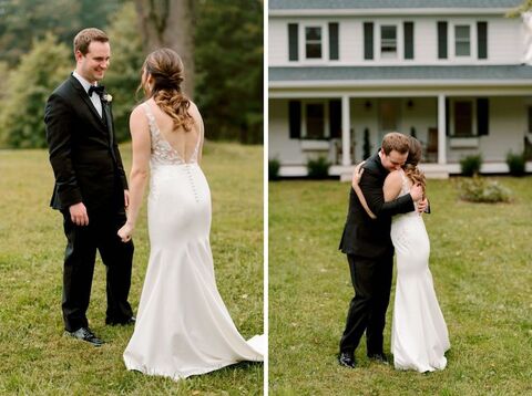 first look - 48 Fields Wedding Barn | Leesburg VA