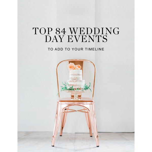 Top 84 Wedding Day Events to Include in Your Timeline - Cover - Square